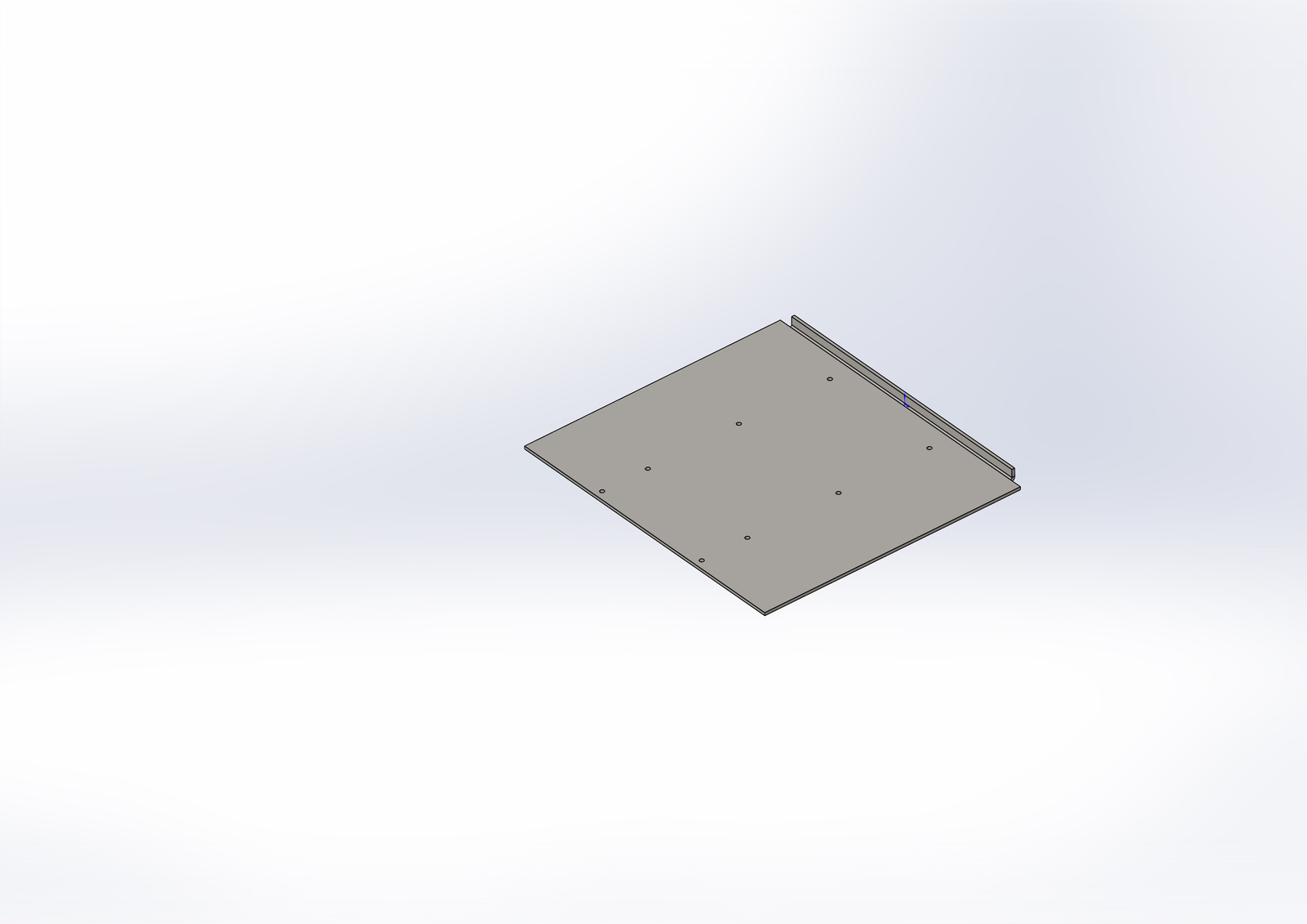 Slide f/600x350mm outlet